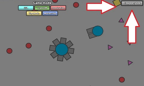 how to make a diep.io party